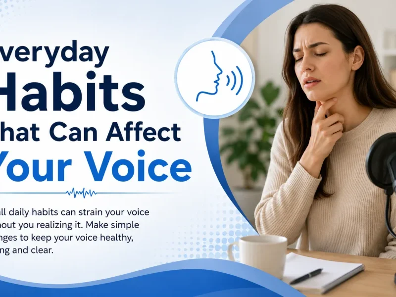 Everyday Habits That Can Affect Your Voice